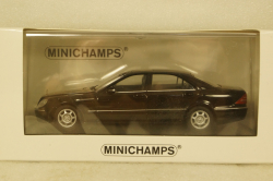 Mercedes S-Klasse W220 1998 black, 943036203, Minichamps 1:43