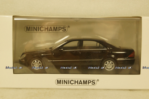 Mercedes S-Klasse W220 1998 black, 943036203, Minichamps 1:43