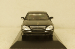 Mercedes S-Klasse W220 1998 black, 943036203, Minichamps 1:43