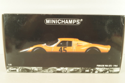 Porsche 904 GTS Racing #45, 1000 km Nueburgring 1964, Pon/Koch, orange, 180646745, Minichamps 1:18