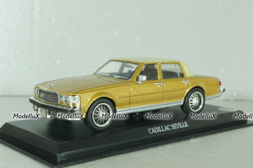 Cadillac Seville Elegante 1975, light brown,DelPrado 1:43