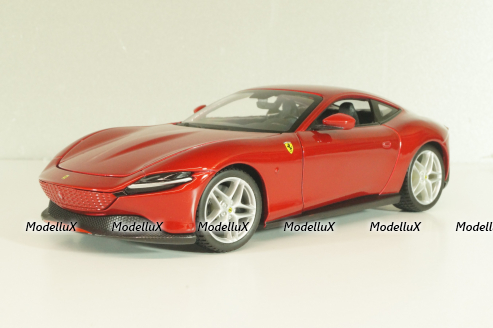 Ferrari Rome 2020, metallic red,  Burago, 1:24