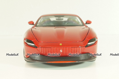 Ferrari Rome 2020, metallic red,  Burago, 1:24
