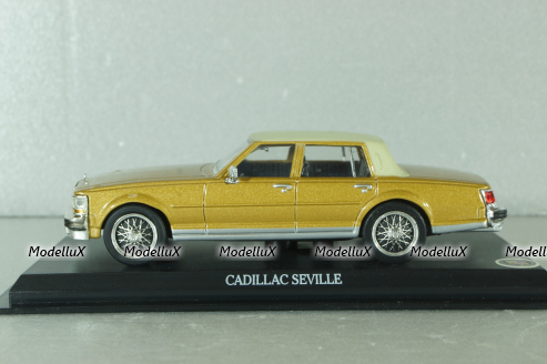 Cadillac Seville Elegante 1975, light brown,DelPrado 1:43