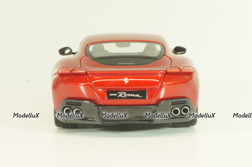 Ferrari Rome 2020, metallic red,  Burago, 1:24