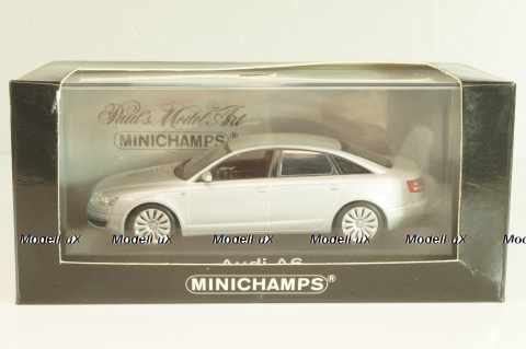 Audi A6 (C6) Quattro 3,2 sedan 2004, silver, 400013000, Minichamps 1:43 Уценка!