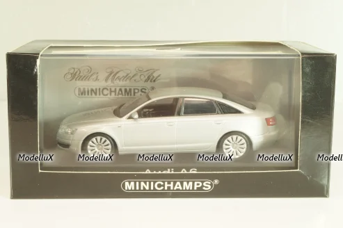Audi A6 (C6) Quattro 3,2 sedan 2004, silver, 400013000, Minichamps 1:43 Уценка!