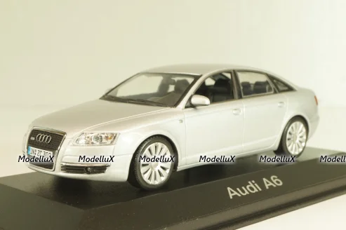 Audi A6 (C6) Quattro 3,2 sedan 2004, silver, 400013000, Minichamps 1:43 Уценка!