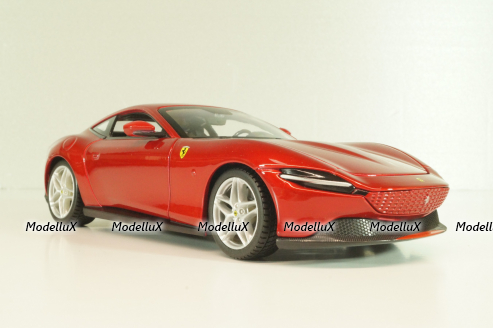 Ferrari Rome 2020, metallic red,  Burago, 1:24
