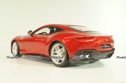 Ferrari Rome 2020, metallic red,  Burago, 1:24