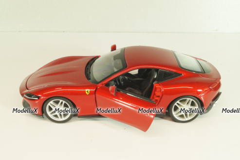 Ferrari Rome 2020, metallic red,  Burago, 1:24