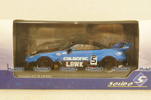 Nissan GT-R (R35) LB Silhouette Calsonic blue, SL4311202, Solido 1:43