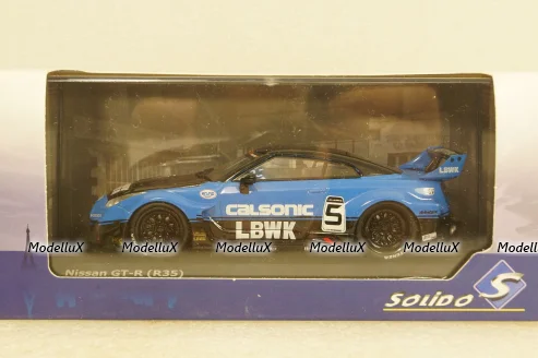 Nissan GT-R (R35) LB Silhouette Calsonic blue, SL4311202, Solido 1:43