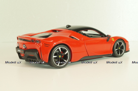 Ferrari SF90 Stradale 2019, red/black, 18-26028, Burago 1:24