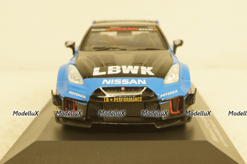 Nissan GT-R (R35) LB Silhouette Calsonic blue, SL4311202, Solido 1:43