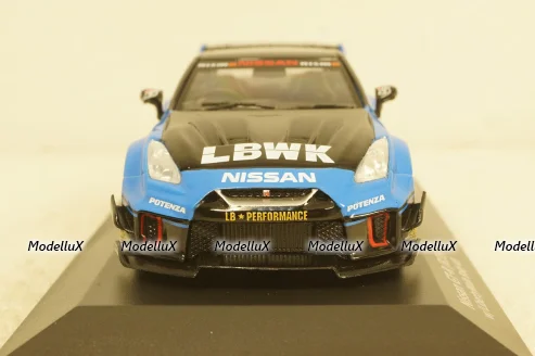 Nissan GT-R (R35) LB Silhouette Calsonic blue, SL4311202, Solido 1:43