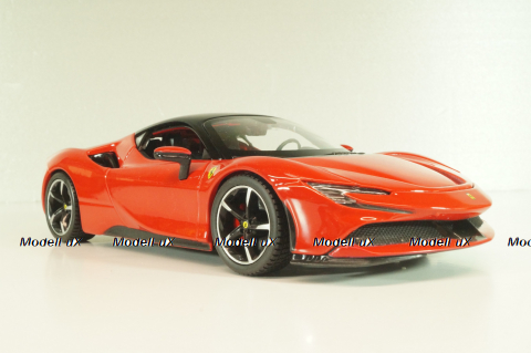 Ferrari SF90 Stradale 2019, red/black, 18-26028, Burago 1:24