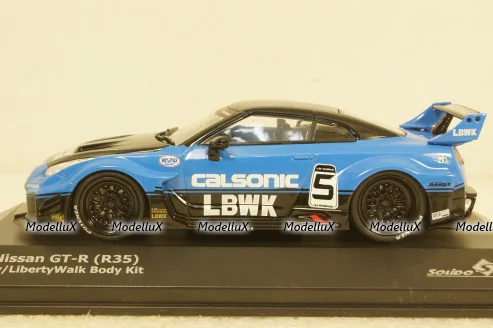 Nissan GT-R (R35) LB Silhouette Calsonic blue, SL4311202, Solido 1:43