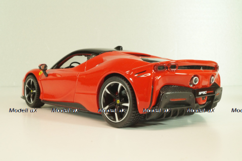 Ferrari SF90 Stradale 2019, red/black, 18-26028, Burago 1:24