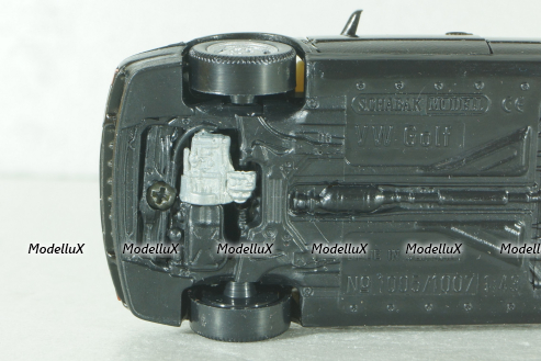 Volkswagen Golf VR6  (Golf III) 1991, black, 1005, Schabak 1:43