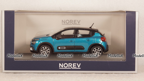 Citroen C3 2020 bluemetallic, 155264, Norev 1:43