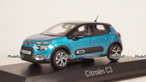 Citroen C3 2020 bluemetallic, 155264, Norev 1:43