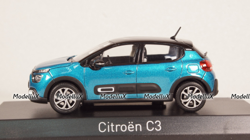 Citroen C3 2020 bluemetallic, 155264, Norev 1:43