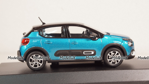 Citroen C3 2020 bluemetallic, 155264, Norev 1:43