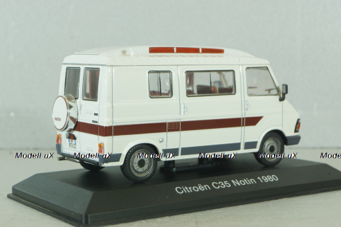 Citroën C35 Notin camper van 1980, white, HPC012, Hachette Passion Camping-Cars #12 1:43