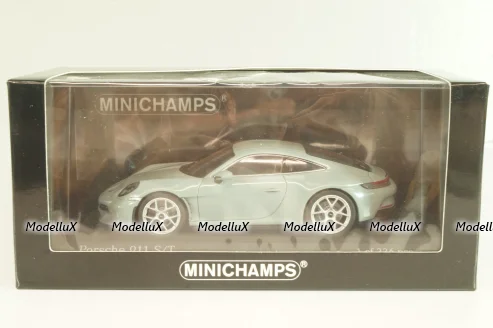 Porsche 911 (992) S/T 2023, green metallic, 410063021, Minichamps 1:43