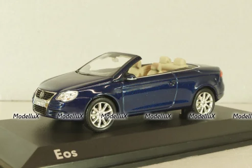 Volkswagen EOS Cabriolet 2006, blue, 1F0099300D5Q, Norev 1:43