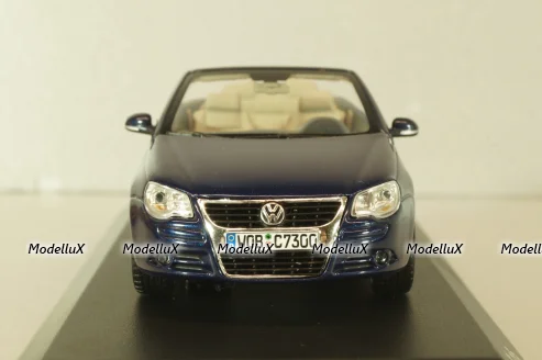 Volkswagen EOS Cabriolet 2006, blue, 1F0099300D5Q, Norev 1:43