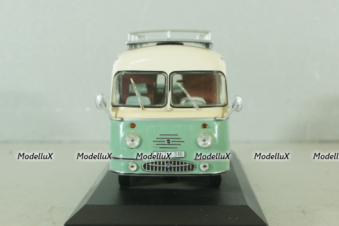 Mikafa ReiseMobil camper van  1959, white, HPC013, Hachette Passion Camping-Cars #13 1:43