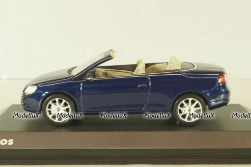 Volkswagen EOS Cabriolet 2006, blue, 1F0099300D5Q, Norev 1:43