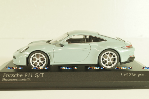 Porsche 911 (992) S/T 2023, green metallic, 410063021, Minichamps 1:43
