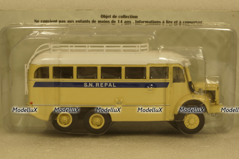 Berliet GBC 8 M 6x6 Год 1958, Hachette 1:43
