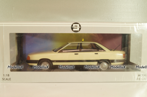Audi 100 (C3) Taxi, 1989, beige,T9-1800355, Triple9 1:18