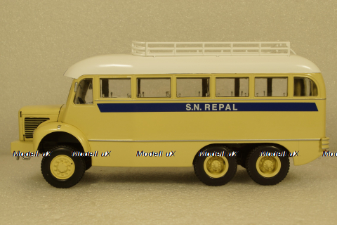 Berliet GBC 8 M 6x6 Год 1958, Hachette 1:43