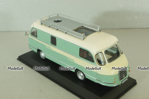 Mikafa ReiseMobil camper van  1959, white, HPC013, Hachette Passion Camping-Cars #13 1:43