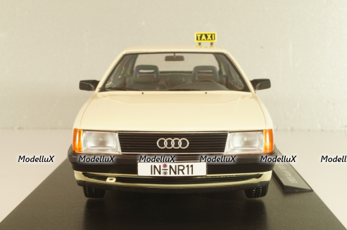 Audi 100 (C3) Taxi, 1989, beige,T9-1800355, Triple9 1:18