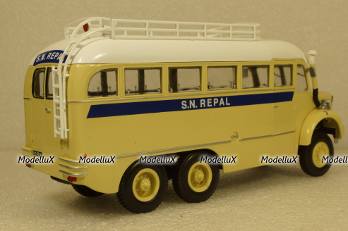 Berliet GBC 8 M 6x6 Год 1958, Hachette 1:43