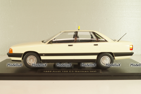 Audi 100 (C3) Taxi, 1989, beige,T9-1800355, Triple9 1:18