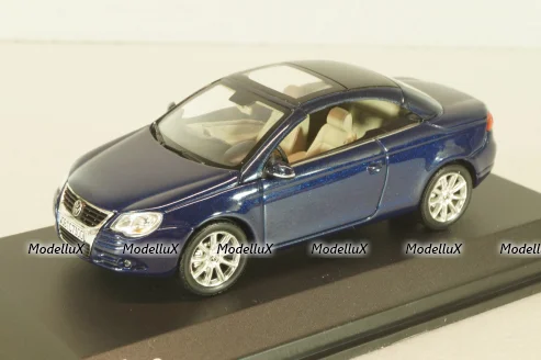 Volkswagen EOS Cabriolet 2006, blue, 1F0099300D5Q, Norev 1:43