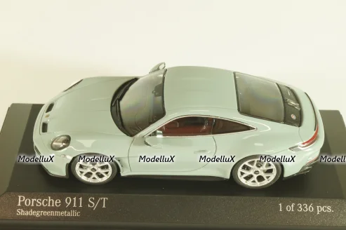 Porsche 911 (992) S/T 2023, green metallic, 410063021, Minichamps 1:43