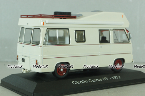Citroën Hy Currus camper van  1972, white, HPC007, Hachette Passion Camping-Cars #7 1:43