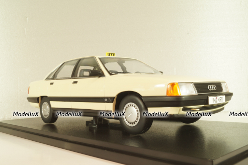 Audi 100 (C3) Taxi, 1989, beige,T9-1800355, Triple9 1:18