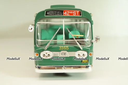 GM New Look TDH-5303 1965, bus, green,  AUTOBUS DAL MONDO, Hachette 1:43 Уценка!