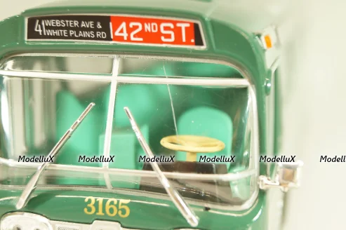 GM New Look TDH-5303 1965, bus, green,  AUTOBUS DAL MONDO, Hachette 1:43 Уценка!