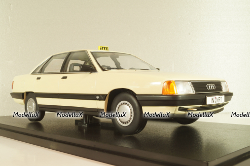 Audi 100 (C3) Taxi, 1989, beige,T9-1800355, Triple9 1:18