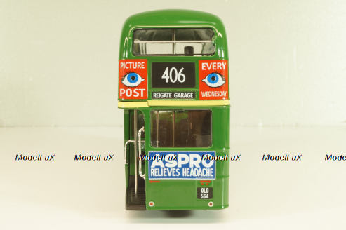 AEC Regent III RT 1947 Regent, bus, green, AUTOBUS DAL MONDO №87, Hachette 1:43 Уценка!